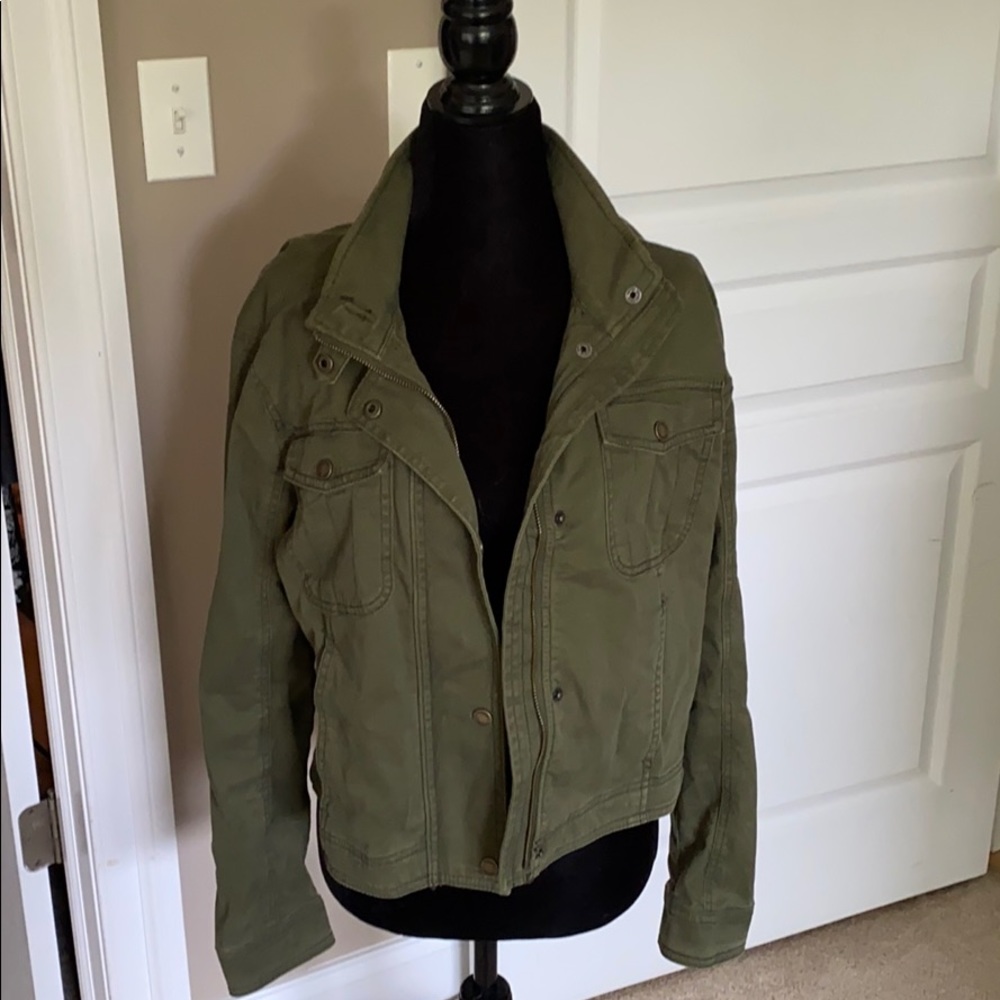Army Green Hollister Jacket